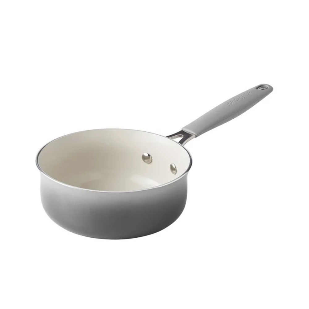 🌺 New Pioneer Woman 12-Piece Porcelain Enamel Classic Cookware Set, Ombre Gray - Picture 11 of 14
